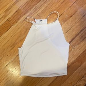 White garage tank top